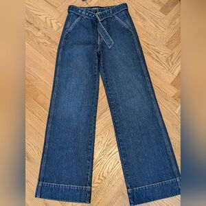 NWT VERONICA BEARD Taylor belted jeans Sz 26, NWT $328